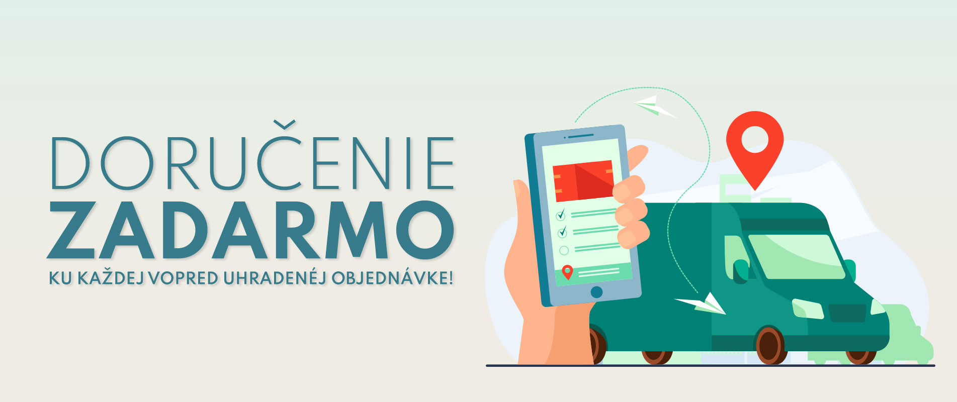 DORUČENIE ZADARMO